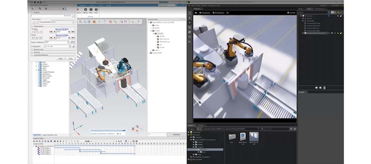 Nvidiaの「Omniverse」上で仮想的な工場を作りシミュレーションを繰り返す（Image Credit : BMW・VentureBeat）