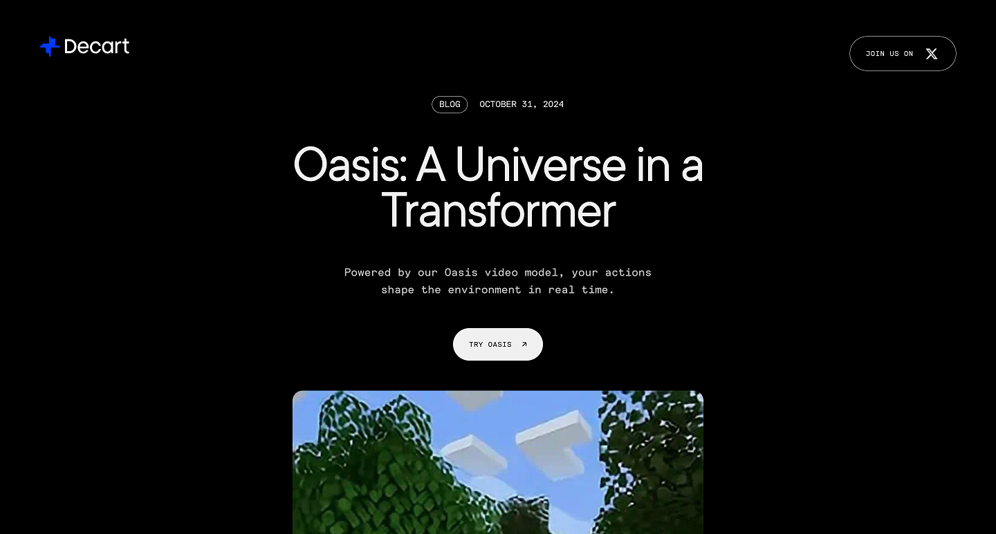 Sequoiaも投資した、プレイのたびに変化する「生成AIゲーム」【GB Tech Trend #127】 | GB Universe