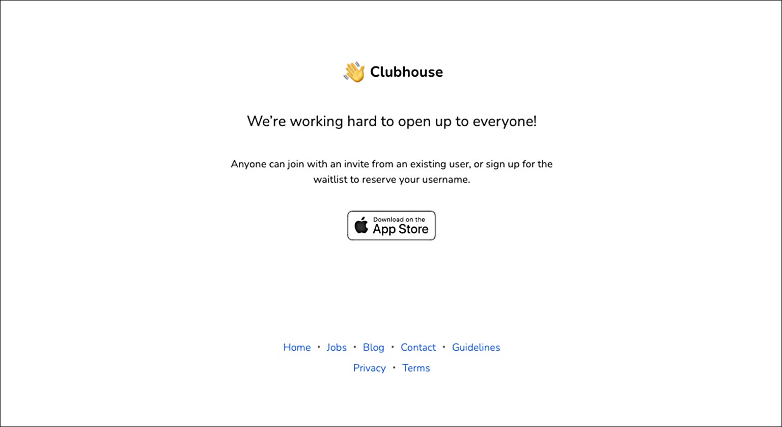 新たにユニコーン入りを果たしたClubhouse。Image Credit: Clubhouse。