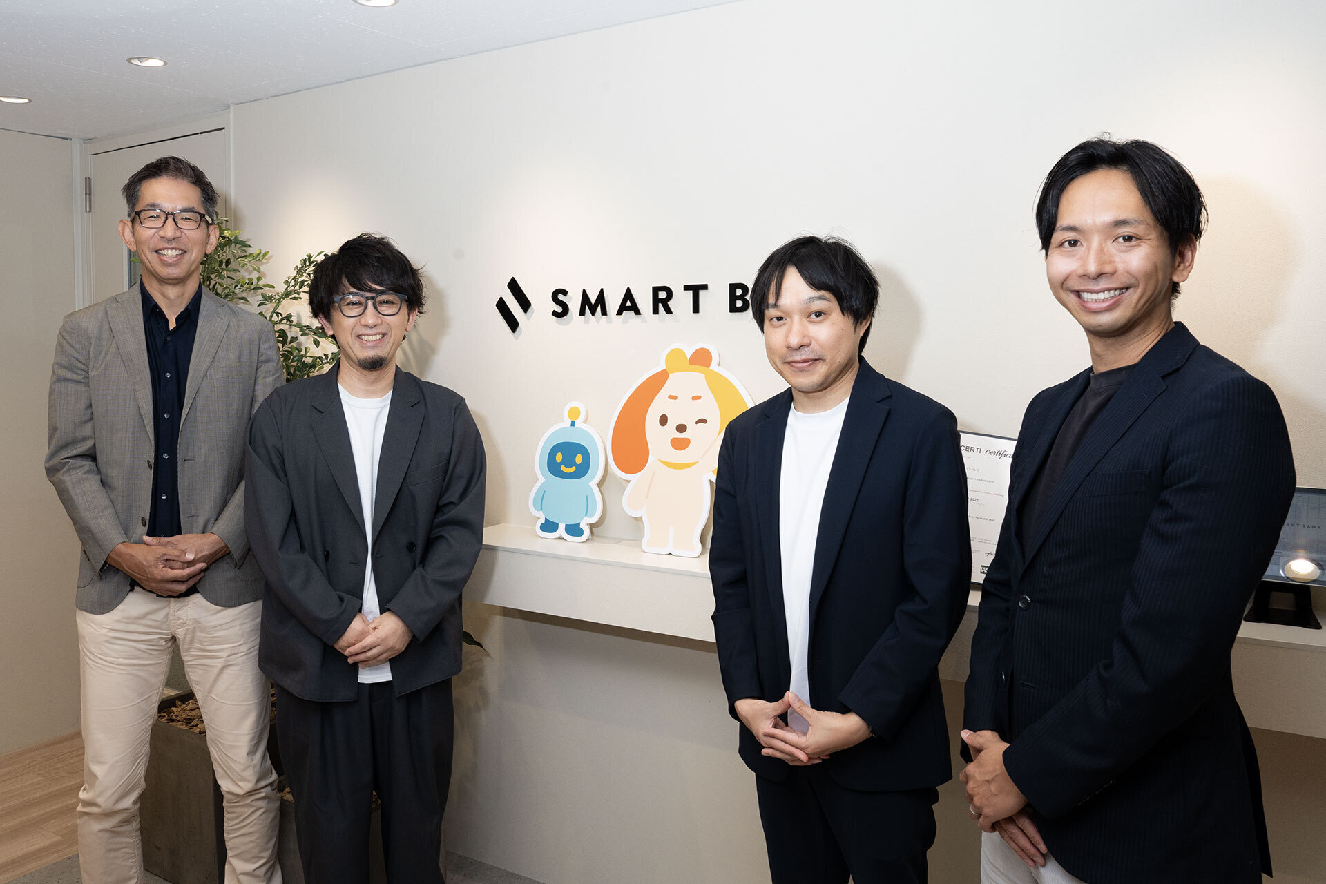 定国 直樹氏、薮田 孝仁、堀井 翔太氏、下河原 雄太氏